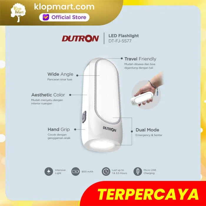 Jual DUTRON Senter LED Emergency Flashlight Astro 5Watt-2