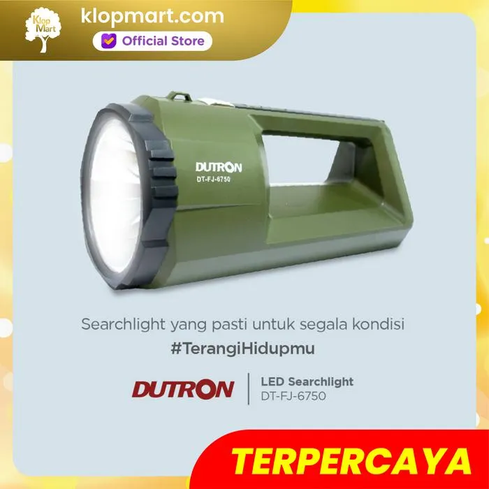 Jual DUTRON Senter Tangan Jumbo LED Searclight Valeo Pro 40W - Dark Green