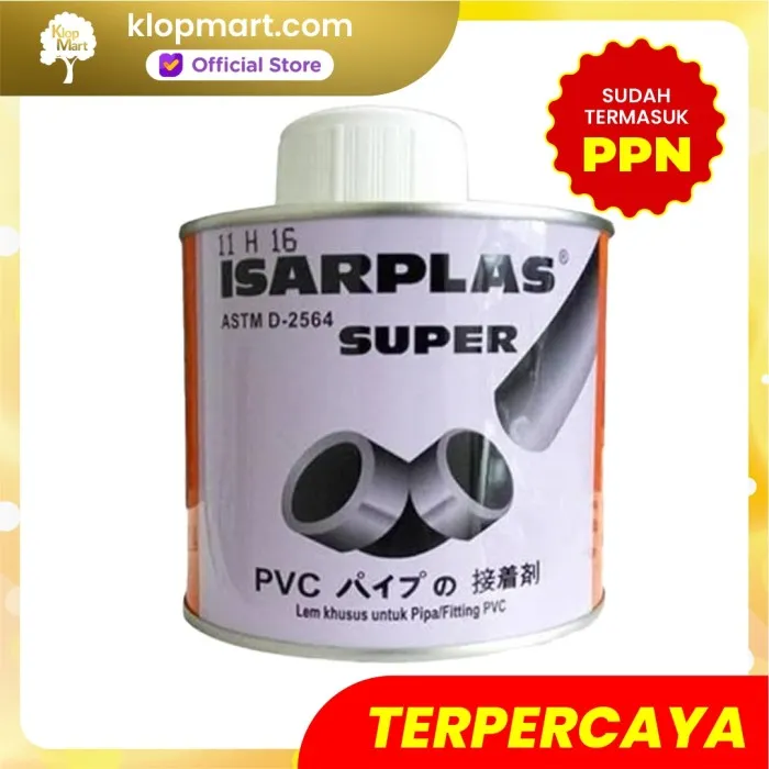 Jual Lem Pipa PVC Isarplas 400gr - Kaleng