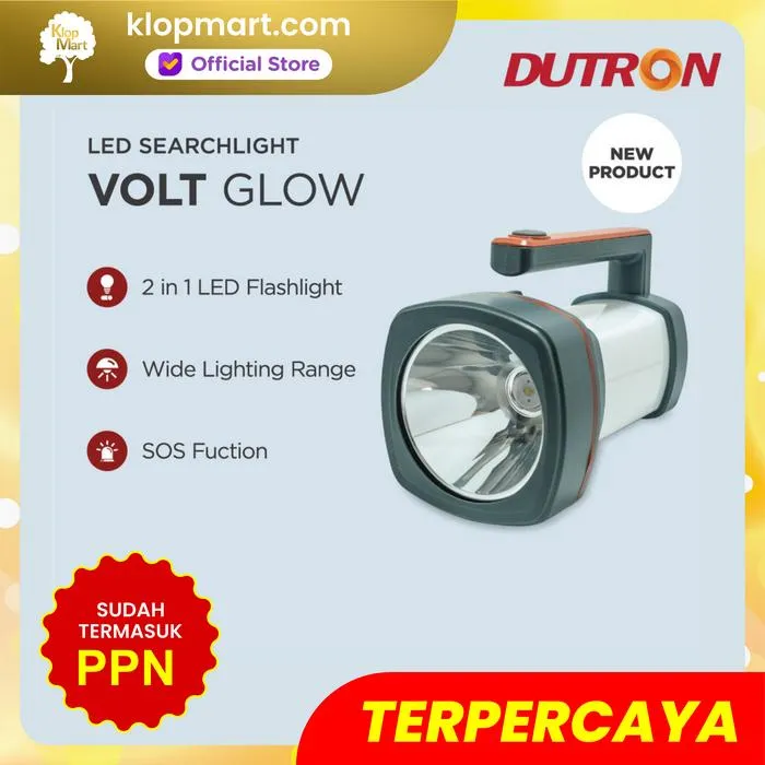 Jual DUTRON LED Senter Volt Glow 25W+15W Alumunium Reflector 