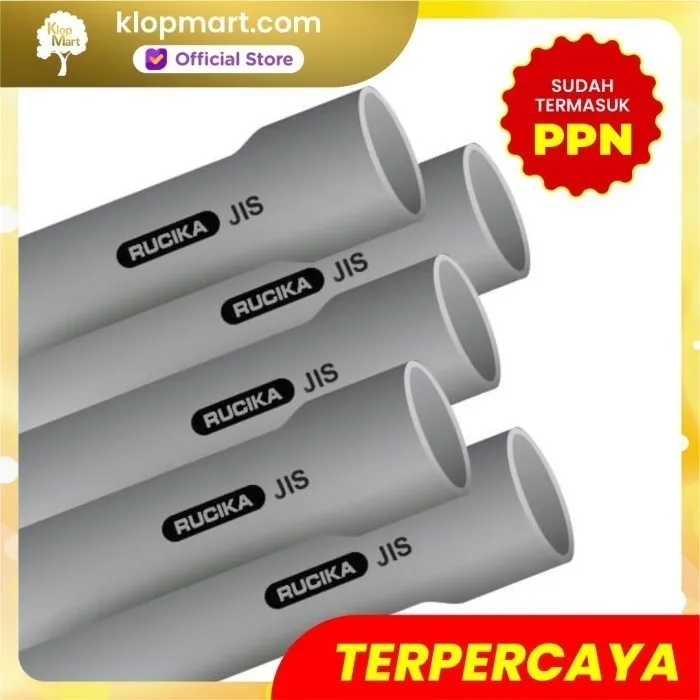 Jual Pipa PVC Rucika JIS Type VP - Ukuran : 1-1/4