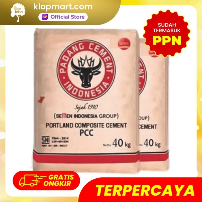 Jual Semen Padang 40Kg 1DO (200sak) Tanpa Bongkar