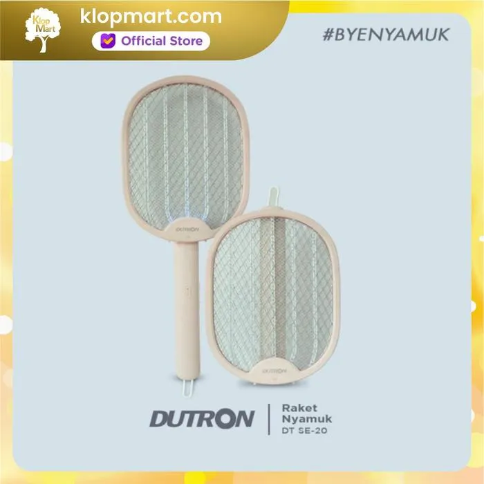 Jual Raket Nyamuk Dutron Standing / Lipat - Raket USB UV Perangkap Nyamuk - SE-20 LIPAT
