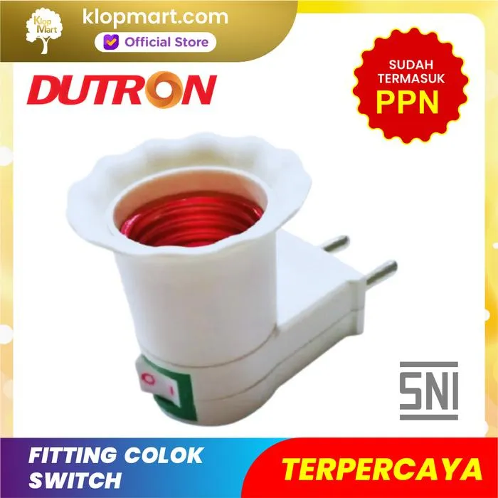 Jual Dutron Fitting Colok Switch DV-FCS-01