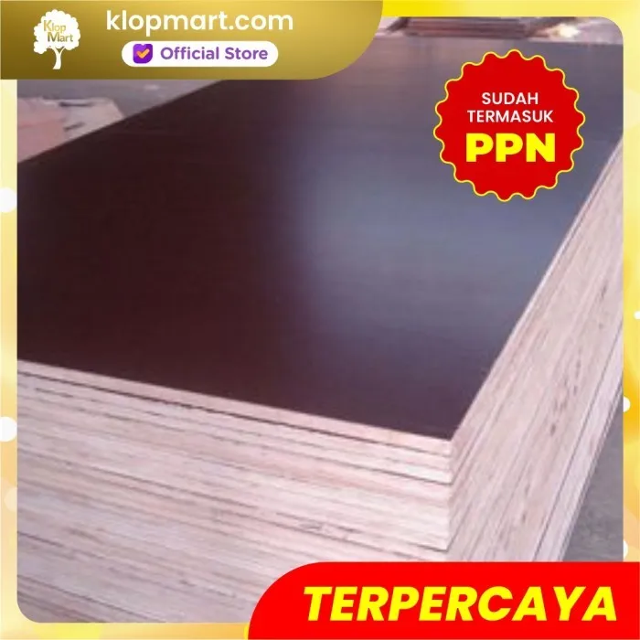Jual Triplek Film Phenolic 1Muka/Single Face 15mm Ukuran 4x8
