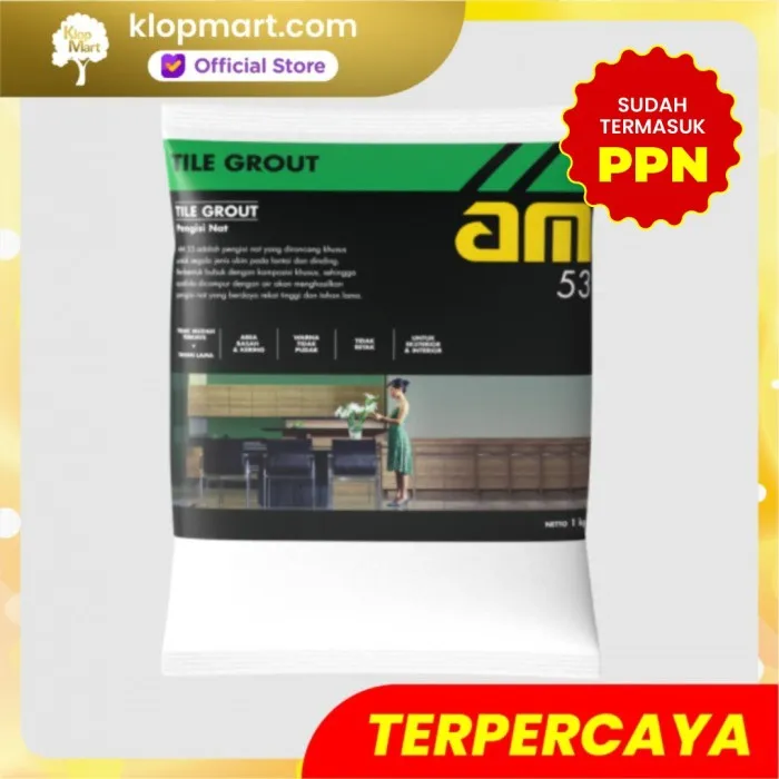 Jual AM 53 Tile Grout - Nat Keramik 1KG - grey soka