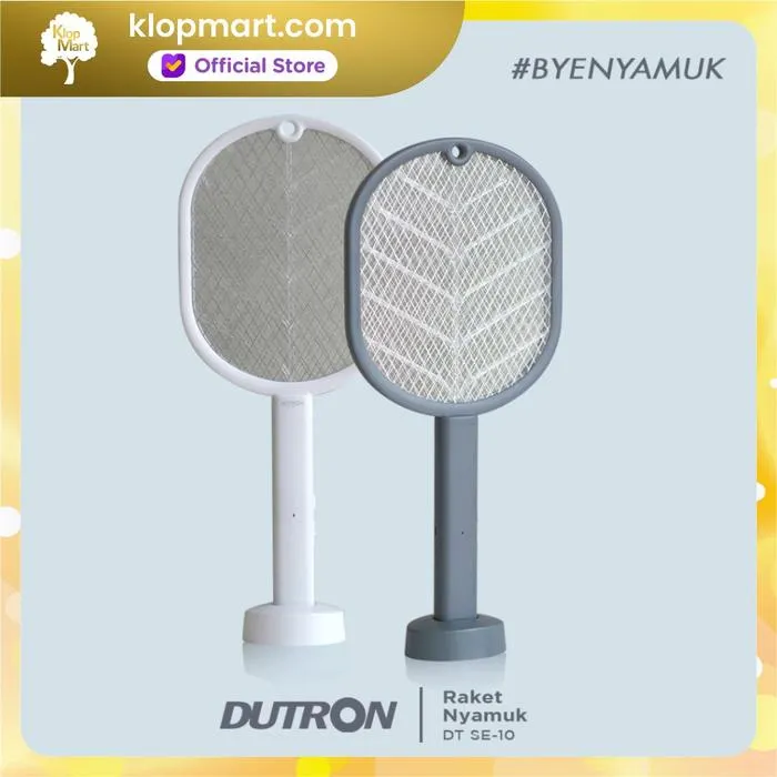 Jual Raket Nyamuk Dutron Standing / Lipat - Raket USB UV Perangkap Nyamuk - SE-10 STANDING