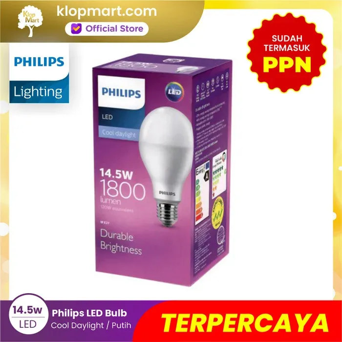 Jual Lampu Philips LED Bulb MyCare 14.5W E27 6500K Putih - Cool Daylight