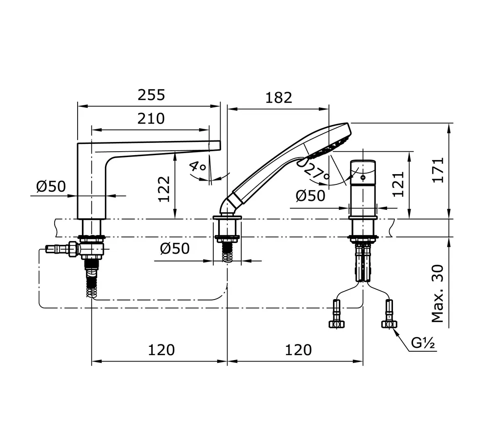 Jual Shower TOTO TX496SRSN -2