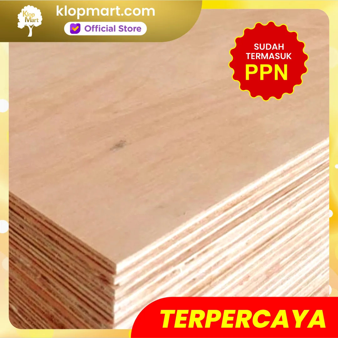 Triplek Cor/Multiplek 9mm MC Ukuran 4x8F (toleransi 0-1mm)
