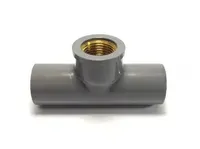 Jual Aksesoris Pipa Lesso PVC Faucet Tee With Metal Insert 1/2