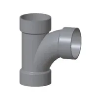 Jual Aksesoris Pipa Lesso PVC Lagre Radius Tee 2x1 1/2