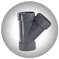 Jual Aksesoris Pipa Pralon PVC Y 45 Derajat 4