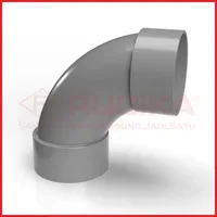Jual Aksesoris Pipa Rucika PVC Large Radius Elbow 6