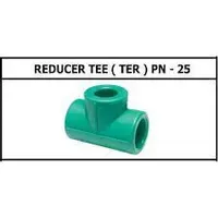 Jual Aksesoris Pipa Toro 25 PPR Reducer Tee PN25 2 1/2 x 2 inch