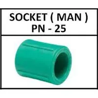Jual Aksesoris Pipa Toro 25 PPR Socket PN25 1 1/4 inch