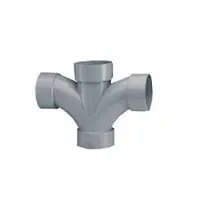 Jual Aksesoris Pipa Vinilon PVC Large Radius Double Tee 2