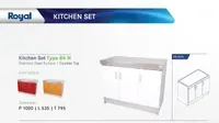 Jual Alat Bantu Kerja Royal Kitchen Set Royal 4 N