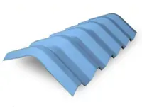 Jual Atap uPVC Rooftuff Topridge / Nok V - Blue Id