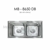 Bak Cuci Piring Meridian MB-8650DB