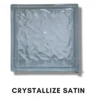 Glass Block Mulia Crystallize Satin