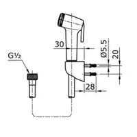 Jual Jet Shower TOTO TX403SEV2CR