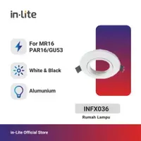 Lampu & Armatur In-Lite INFX036 / Lamp MR16 GU53 - Black