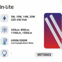 Lampu & Armatur In-Lite INT5003 / 10 Watt / Batten Tube Light T5