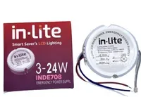 Lampu & Armatur In-Lite Power Supply Emergency / INDE708 / 3-24 Watt / Ceiling