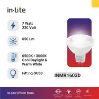 Lampu & Armatur In-Lite Spotlight / INMR1603D / 7 Watt (Dimmable)