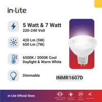 Lampu & Armatur In-Lite Spotlight INMR1607 D / 7 Watt (Dimmable)