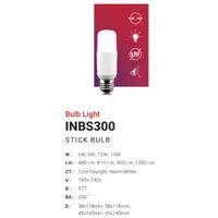 Lampu & Armatur In-Lite Stick Bulb / INBS300 / 6 Watt