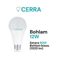 Lampu & Armatur Luxmenn LED CRA - BD012D / 12 Watt / Lampu Bohlam - Putih ( 6000k )
