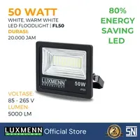 Lampu & Armatur Luxmenn LED LUX - FL50 / 50 Watt / Lampu Sorot Flood Light - Putih ( 6000k )