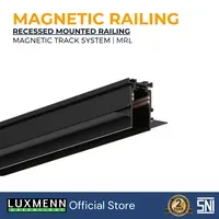 Lampu & Armatur Luxmenn LED LUX - MRL2 / Magnetic Track Light Railing Recessed Mounted 2m - Packing Kayu 2m