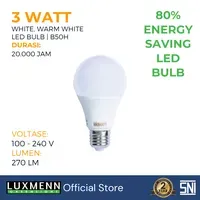 Lampu & Armatur Luxmenn LED LUX-B50H 3W - Putih 6000k