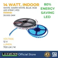 Lampu & Armatur Luxmenn LUX - IP33 / 14 Watt / LED Strip Indoor 5m - Kuning