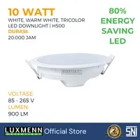 Lampu & Armatur Luxmenn LUX-H500 / 10 Watt / Inbow Bulat - Tipe Downlight - Putih 6000k