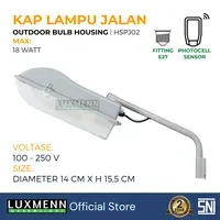 Lampu & Armatur Luxmenn LUX-HSPJ-02 - Housing Lampu Jalan - E27 - Sensor - Sensor