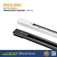 Lampu & Armatur Luxmenn LUX-TRX-RL-BB2 / Railing Track / Body Black 2 Meter - Tipe Spotlight - Hitam