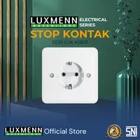 Jual Outlet Listrik Luxmenn Stop Kontak Seri KIB1B - Putih