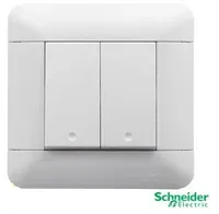 Jual Outlet Listrik Schneider Arcato E8132L1_WE 2G 1W WHITE
