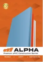 Jual Pagar Rooftuff uPVC Alpha PPDU - Putih, Tinggi 2.4 Meter