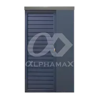 Pintu Alumunium Alphamax Austin - 7- SL Sliding - Sand Black Metallic