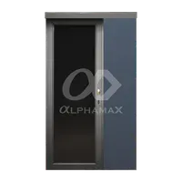 Pintu Alumunium Alphamax Clover - 70 SL - Sand Black Metallic