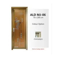 Pintu Alumunium Meridian ALD - MJ 06 - Champagne, Kanan