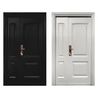 Pintu Besi/Baja Decha Door Elegant 120.04 - Mother & Son - Hitam