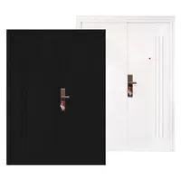 Pintu Besi/Baja Decha Door Elegant 150.02 - Double Door - Hitam