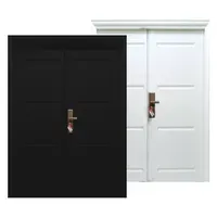 Pintu Besi/Baja Decha Door Elegant 150.03 - Double Door - Hitam