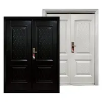 Pintu Besi/Baja Decha Door Elegant 150.04 - Double Door - Putih